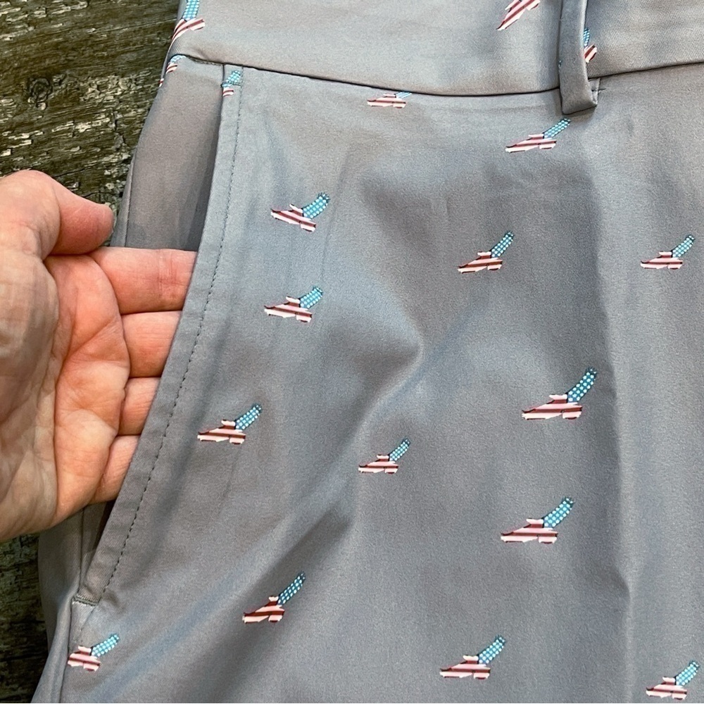 Walter Hagen Perfect 11‎ Stretch Waistband Golf Shorts Double Eagle Monument NEW - Picture 3 of 13